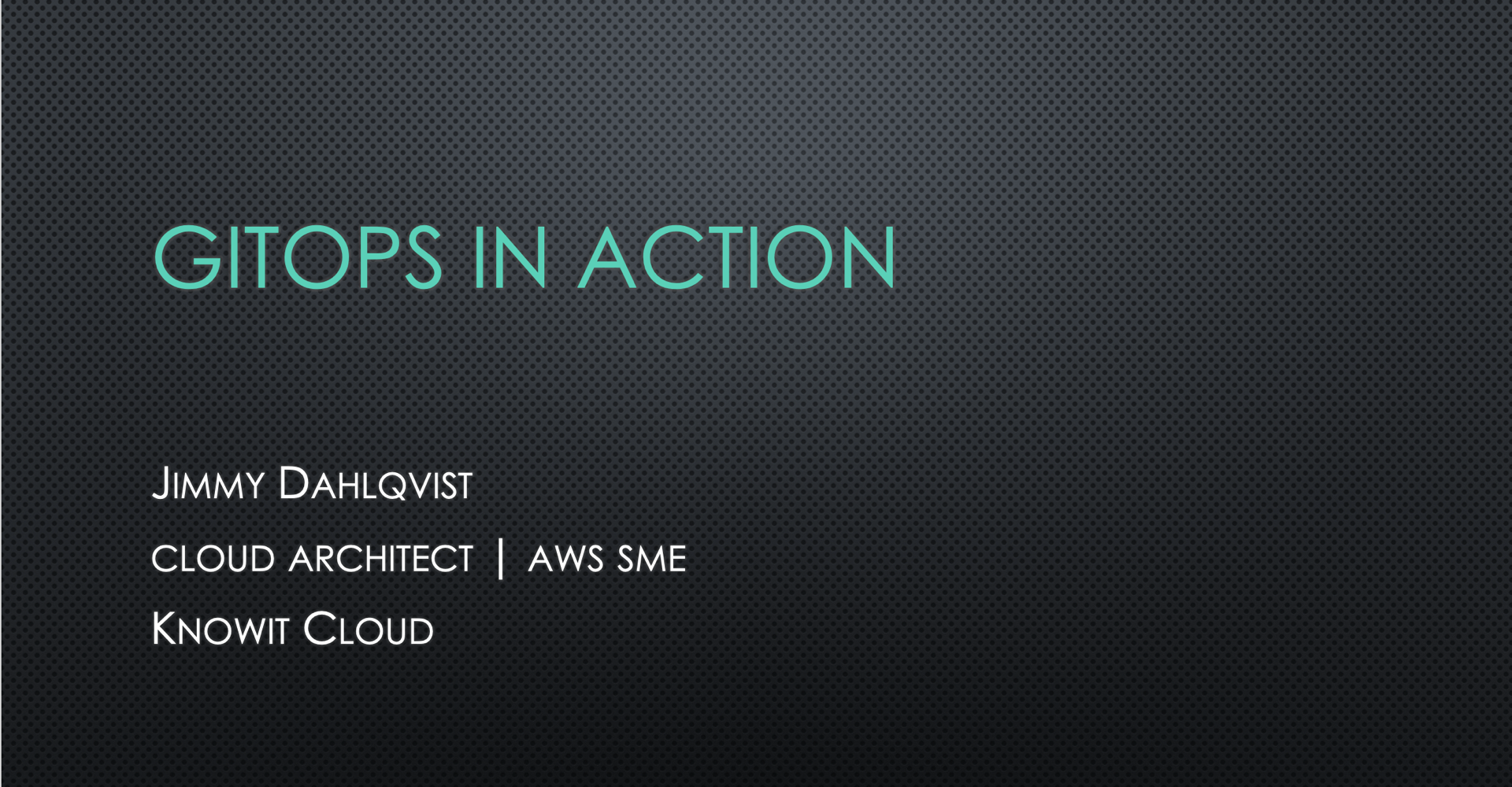 GitOps in action