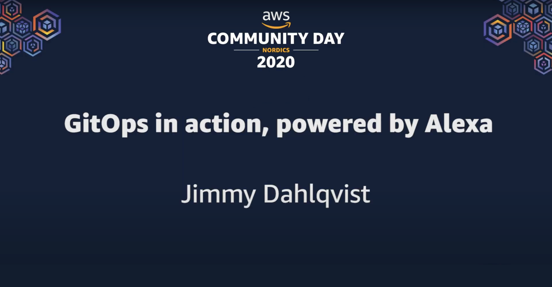 GitOps in action, powered by Alexa