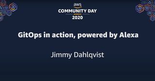 GitOps in action, powered by Alexa