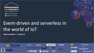 Event-Driven and serverless in world of IoT