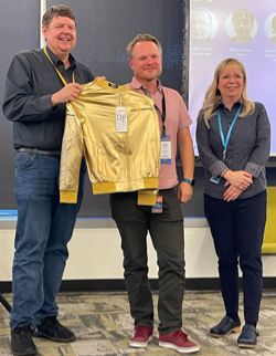 Handed the Golden jacket at Ambassador Global Summit