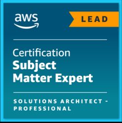 AWS Lead SME Badge