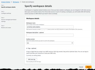 Create managed grafana