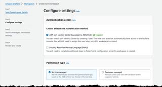 Create managed grafana