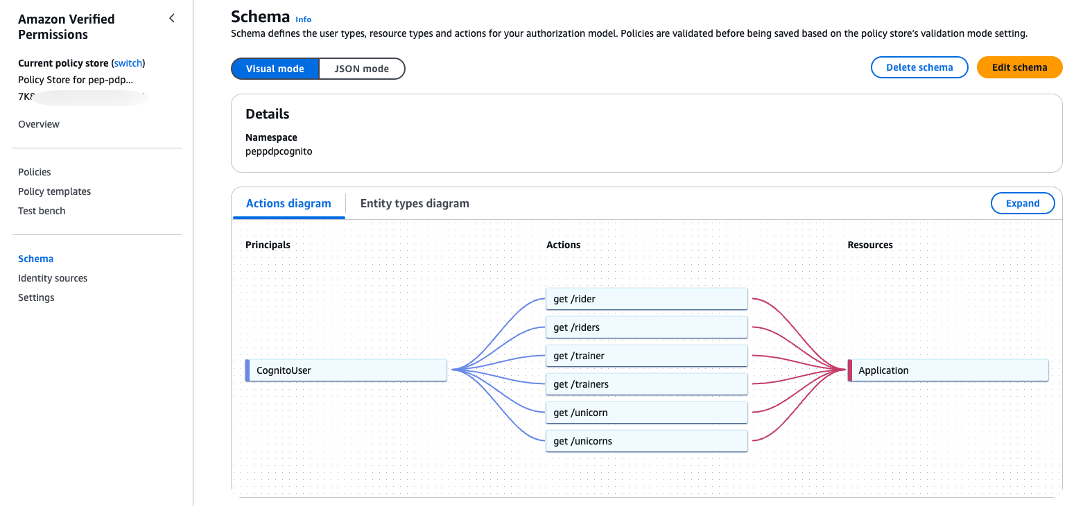 Image showing the policy schema 